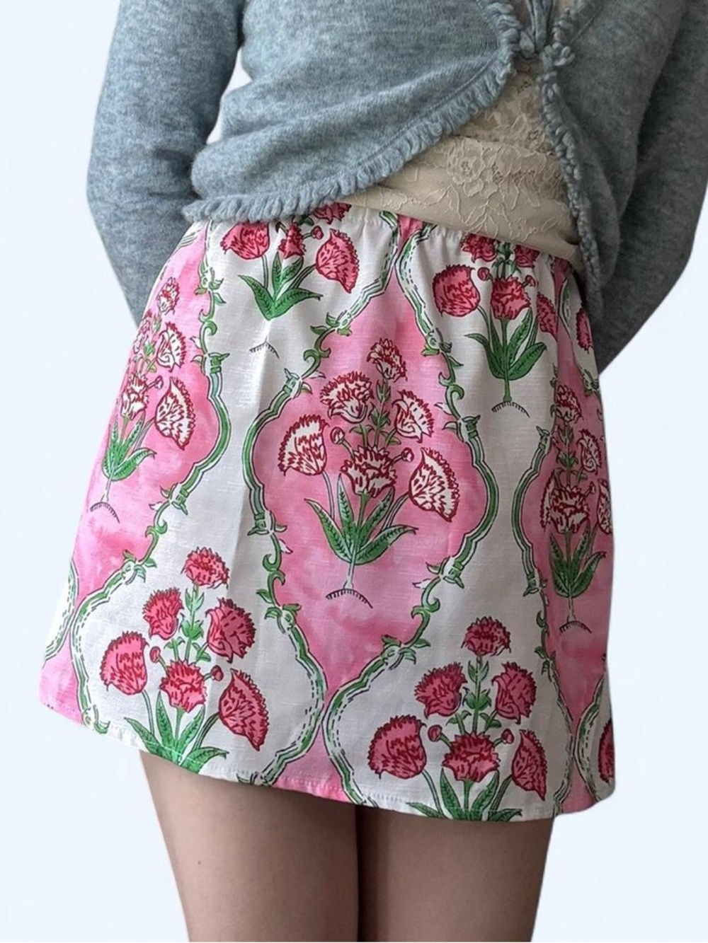 Fancy Clothing inspired floral print skirt